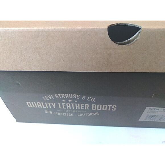 Levi’s Men’s Dawson 2.0 Leather Brown Suede Size 9M US Shoes Boots New with Box - Picture 9 of 11
